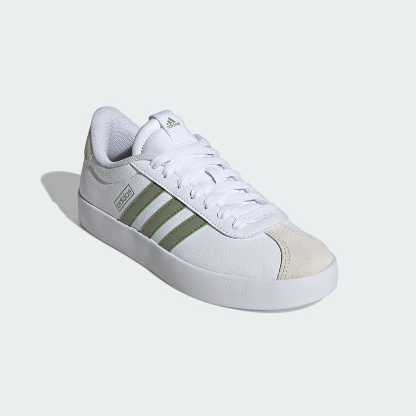 image:imageadidas Womens VL Court 30 SneakerWhiteTent GreenAlumina