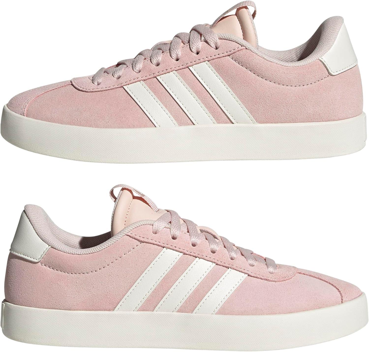 image:imageadidas Womens VL Court 30 SneakerWonder QuartzWhiteCyber Metallic