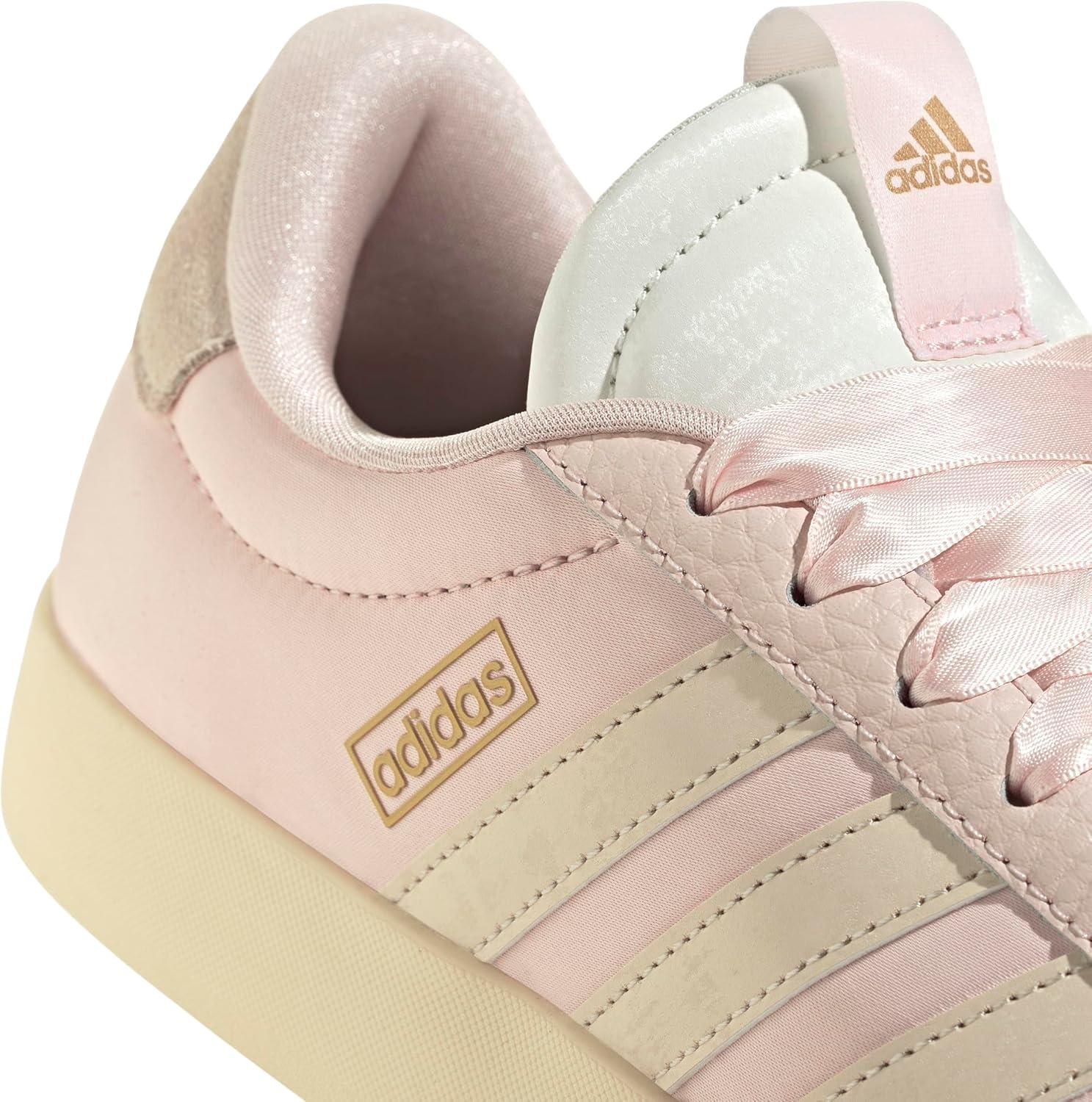 image:imageadidas Womens VL Court 30 SneakerWonder QuartzWonder WhiteGold Metallic