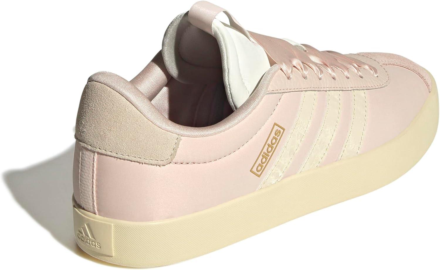 image:imageadidas Womens VL Court 30 SneakerWonder QuartzWonder WhiteGold Metallic