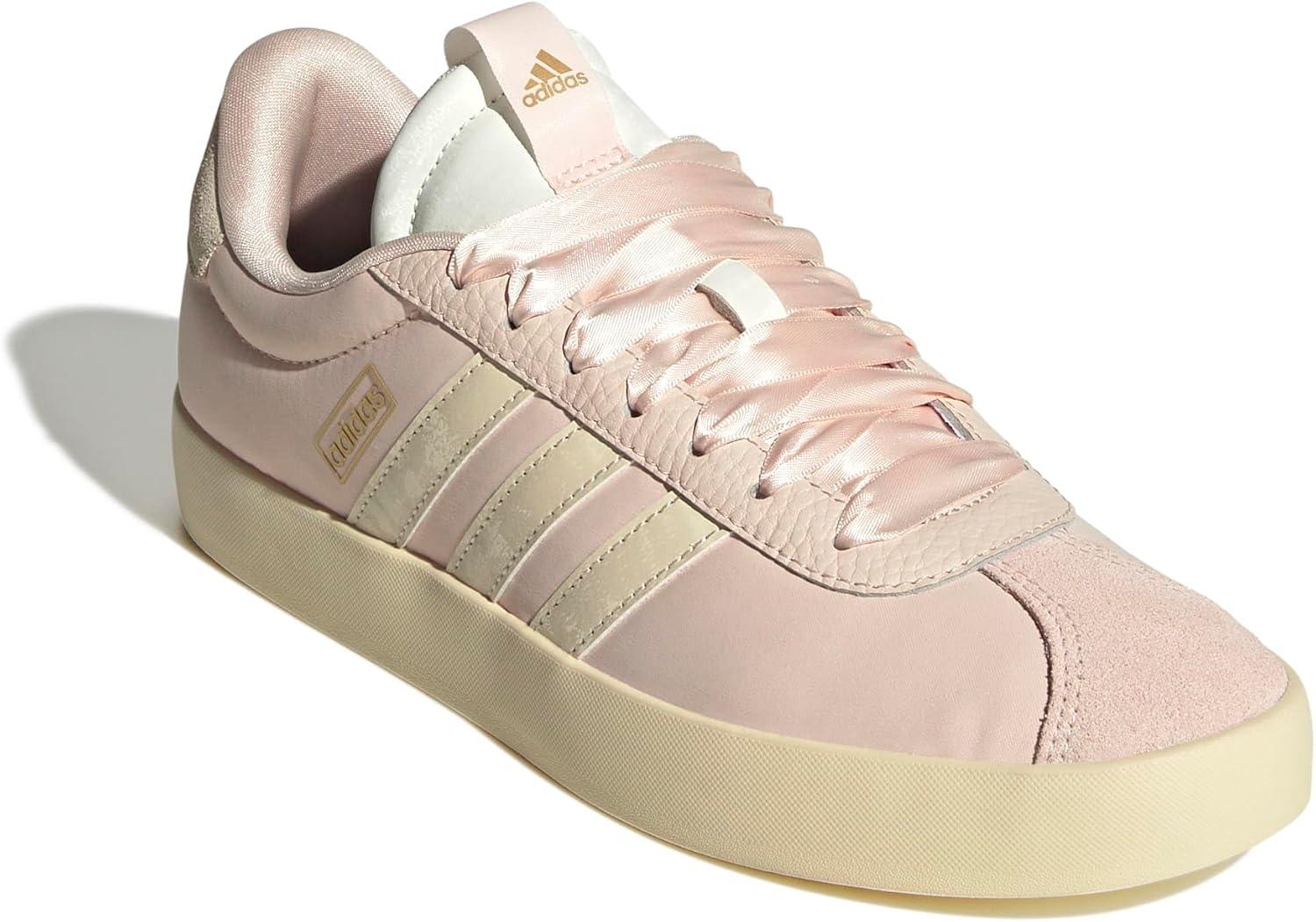 image:imageadidas Womens VL Court 30 SneakerWonder QuartzWonder WhiteGold Metallic