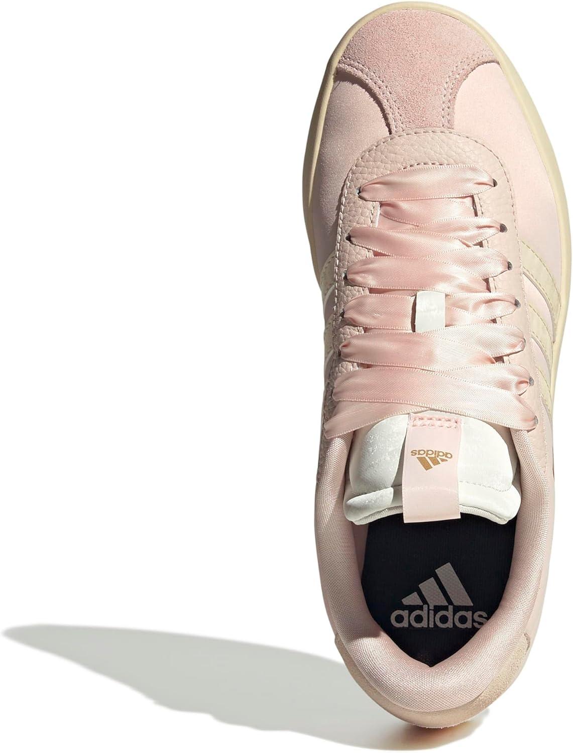 image:imageadidas Womens VL Court 30 SneakerWonder QuartzWonder WhiteGold Metallic