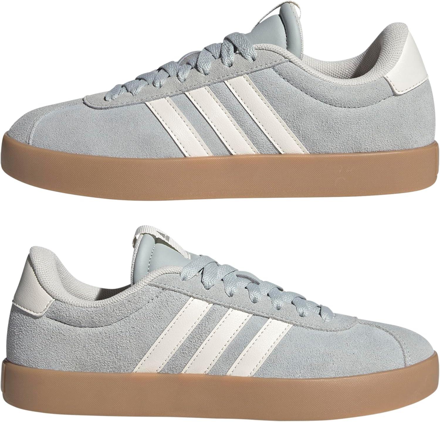 image:imageadidas Womens VL Court 30 SneakerWonder SilverOff WhiteGum