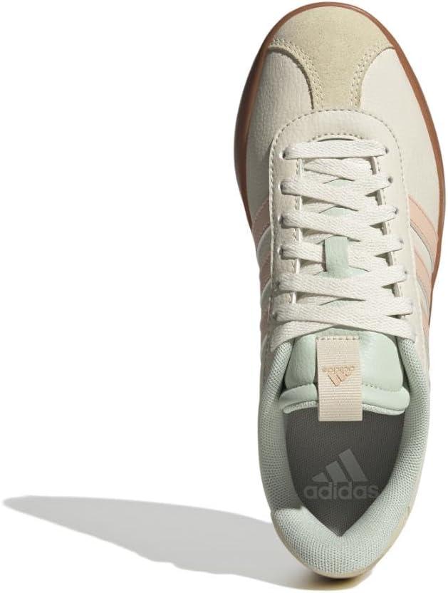 image:imageadidas Womens VL Court 30 SneakerWonder WhitePowder CoralLinen Green
