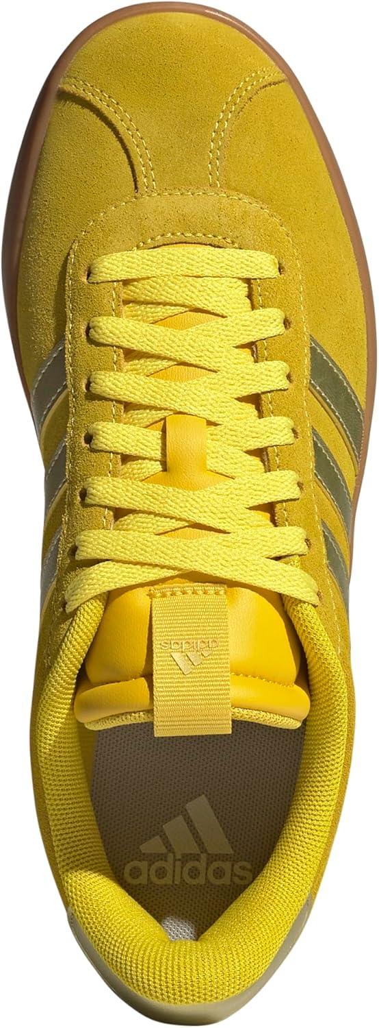 image:imageadidas Womens VL Court 30 SneakerYellowGold MetallicUtility Yellow