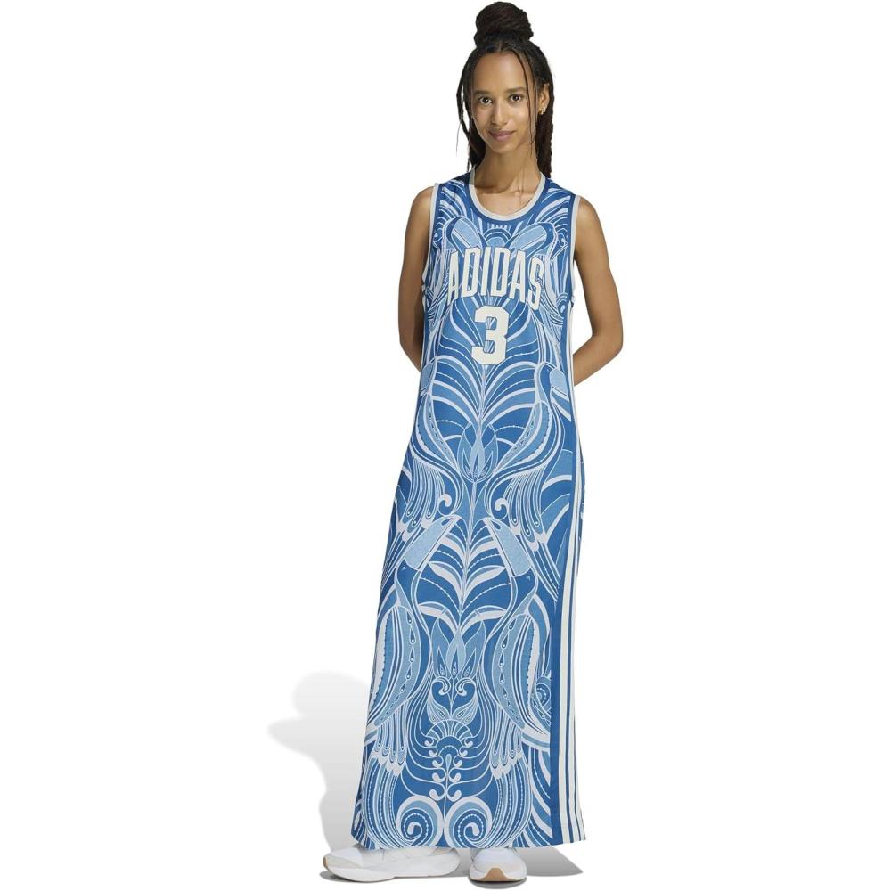 image:imageAdidas Womens Farm Rio Premium DressDark MarineCream White