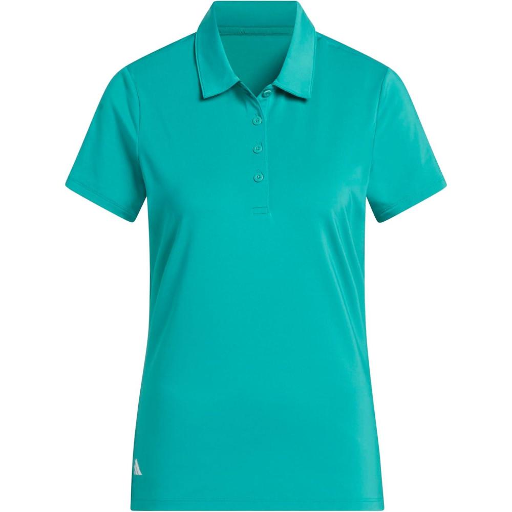 image:imageadidas Womens Ultimate365 Solid Polo ShirtPure Teal