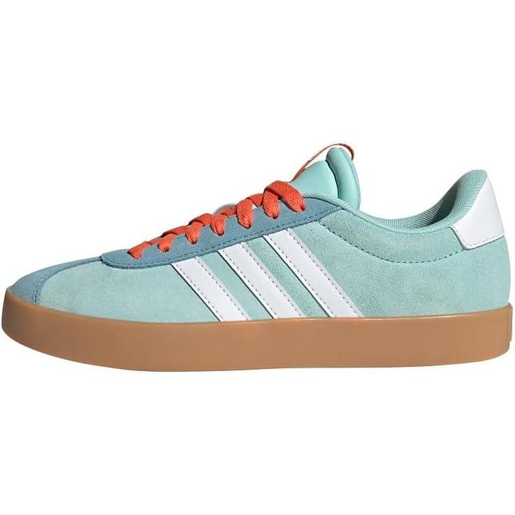 image:imageadidas Womens VL Court 30 SneakerAqua Cloud White Preloved Blue
