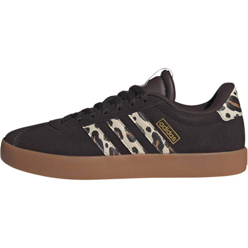 image:imageadidas Womens VL Court 30 SneakerAurora CoffeeCrystal LinenAmber Gum