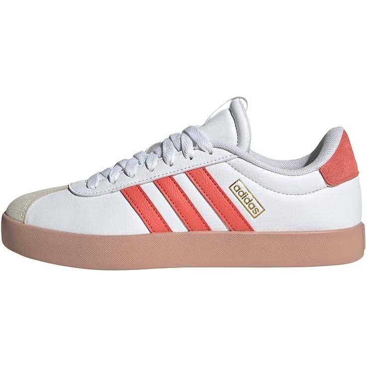 image:imageadidas Womens VL Court 30 SneakerCloud White Preloved Scarlet Gold Metallic