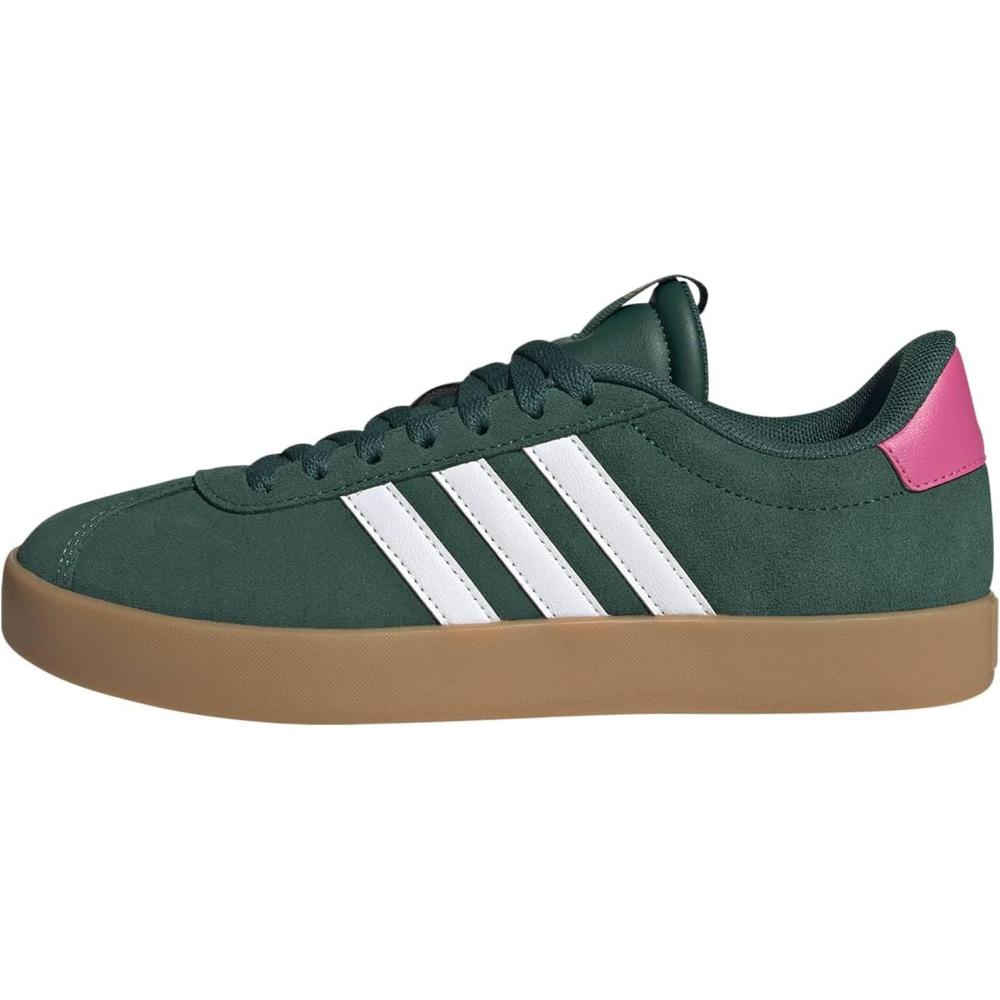 image:imageadidas Womens VL Court 30 SneakerCollegiate Green Cloud White Pulse Magenta