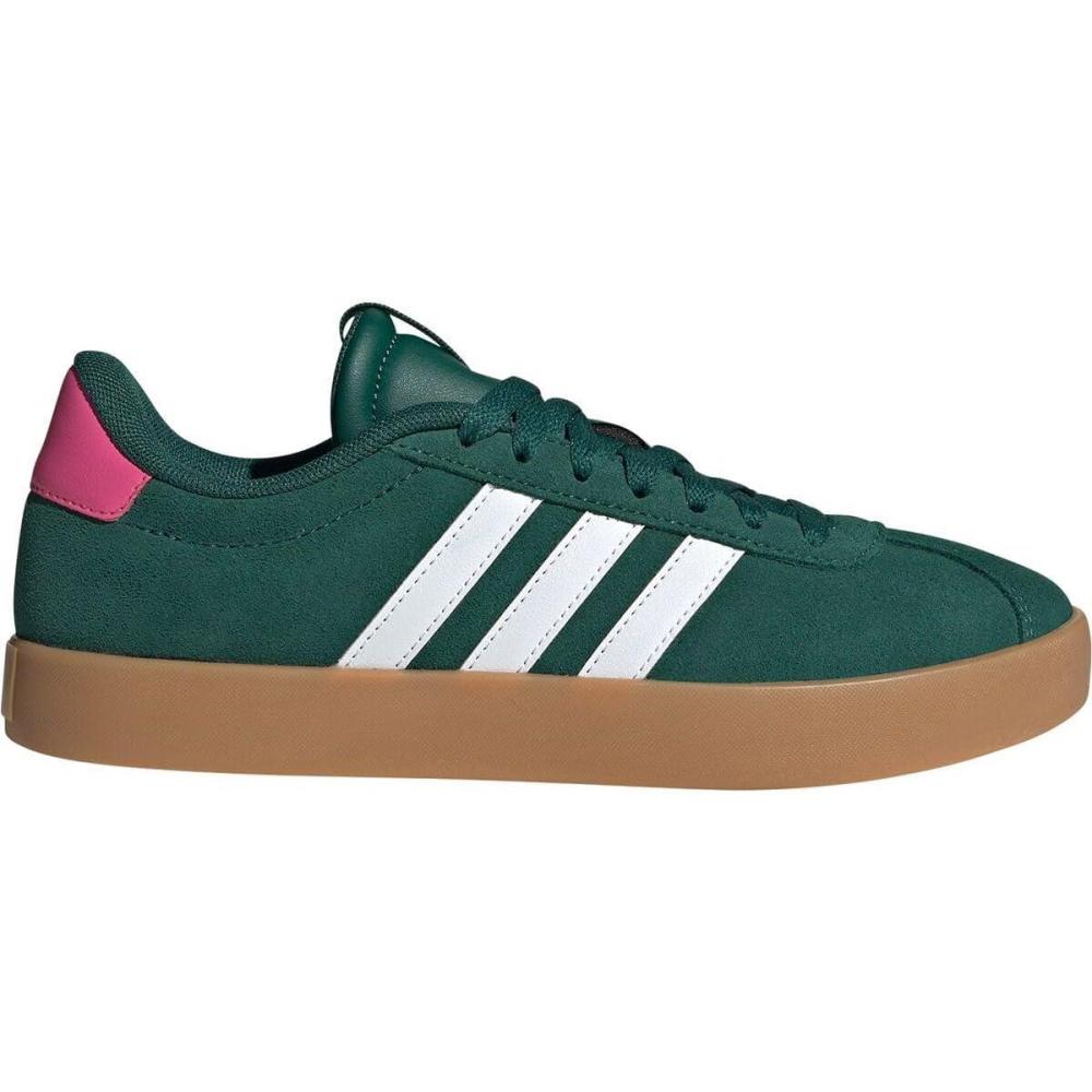 image:imageadidas Womens VL Court 30 SneakerCollegiate GreenWhitePulse Magenta