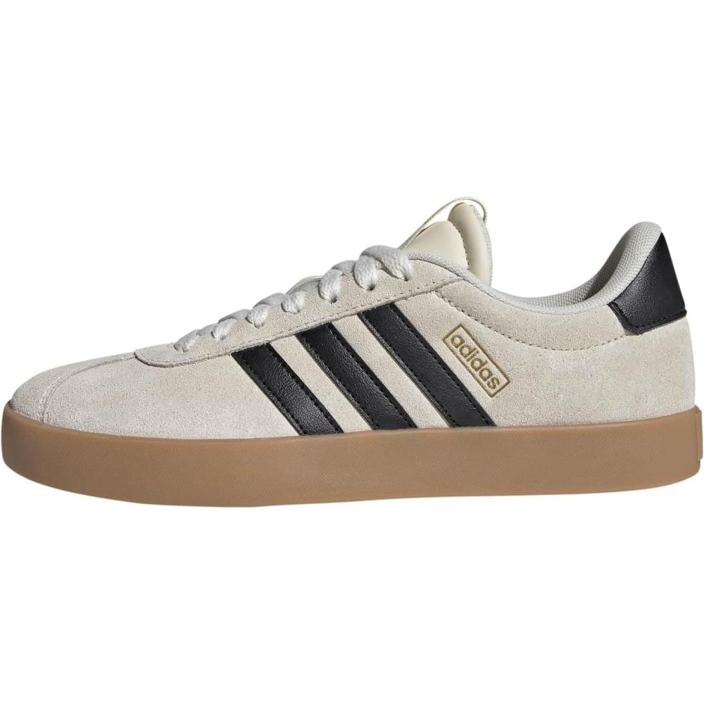 image:imageadidas Womens VL Court 30 SneakerCream WhiteBlackGold Metallic