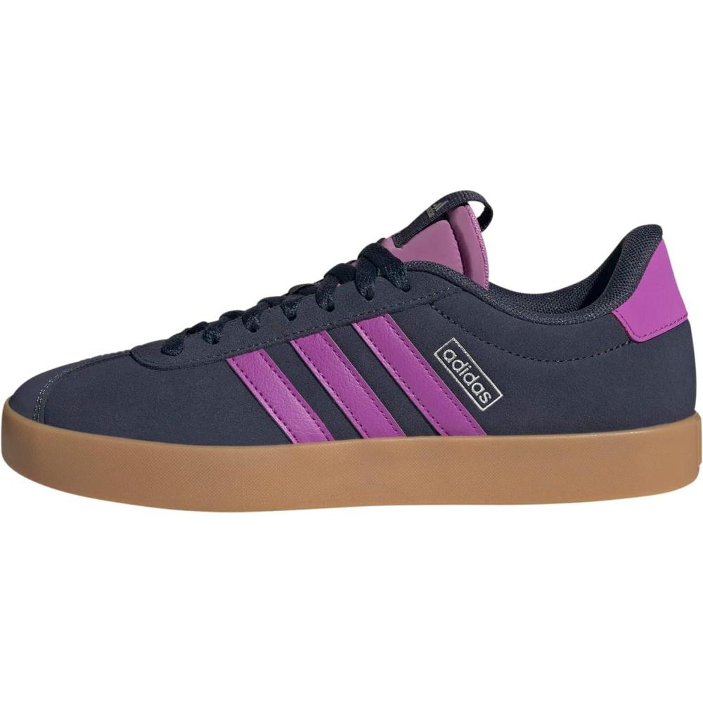 image:imageadidas Womens VL Court 30 SneakerShadow NavyPurple BurstSilver Metallic