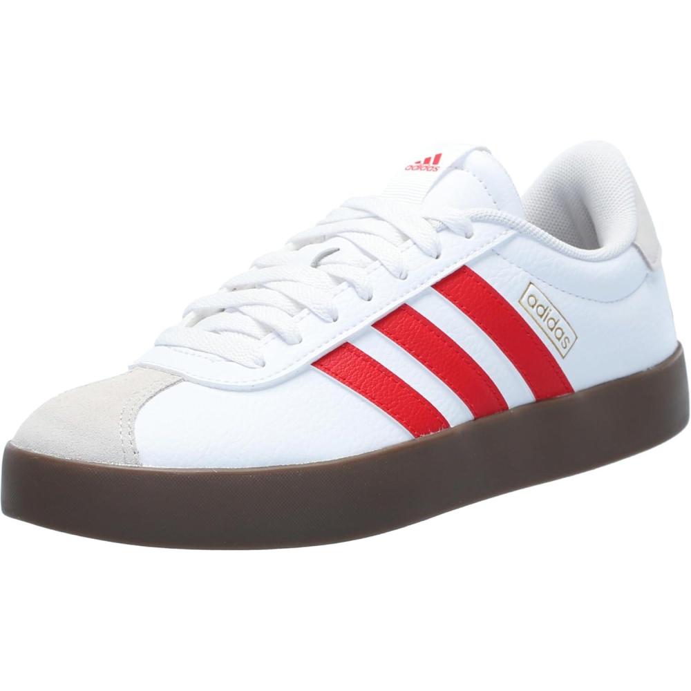 image:imageadidas Womens VL Court 30 SneakerWhiteBetter ScarletGum