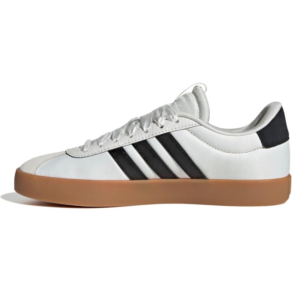 image:imageadidas Womens VL Court 30 SneakerWhiteBlackGold Metallic