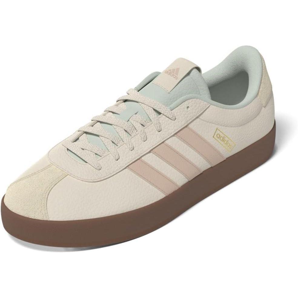 image:imageadidas Womens VL Court 30 SneakerWonder WhitePowder CoralLinen Green
