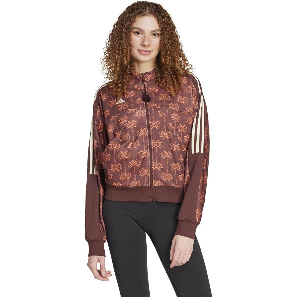 image:imageadidas womens Farm Rio Tiro Track TopHazy CopperFox RedMystery Brown