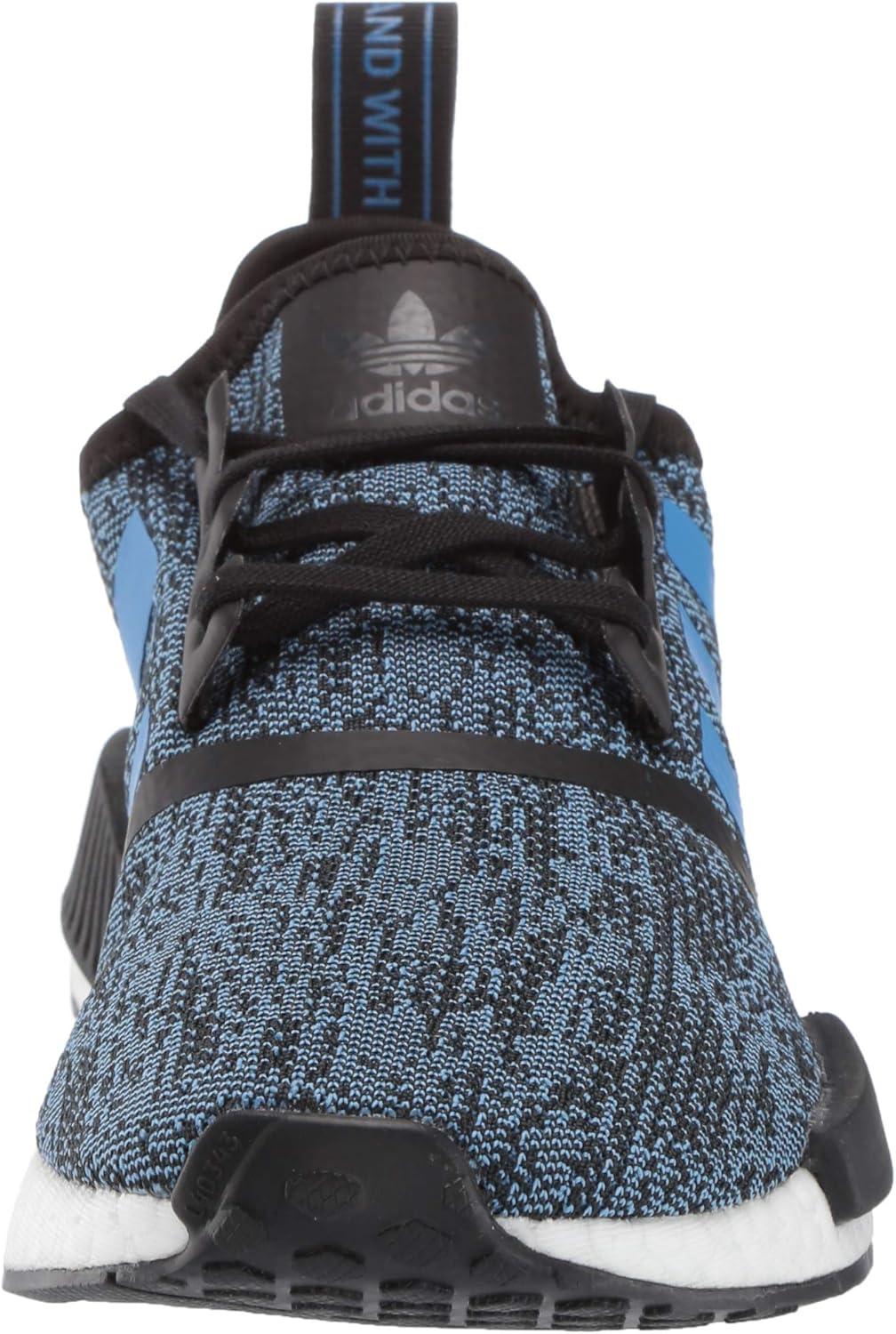 image:imageadidas Originals NMDR1s Running Shoe BlackTrue BlueUtility Black 6 US Unisex Big Kid