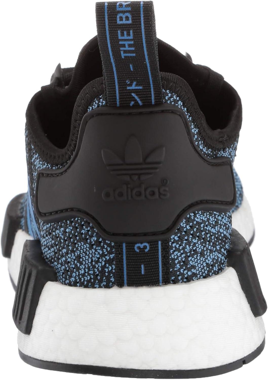image:imageadidas Originals NMDR1s Running Shoe BlackTrue BlueUtility Black 6 US Unisex Big Kid
