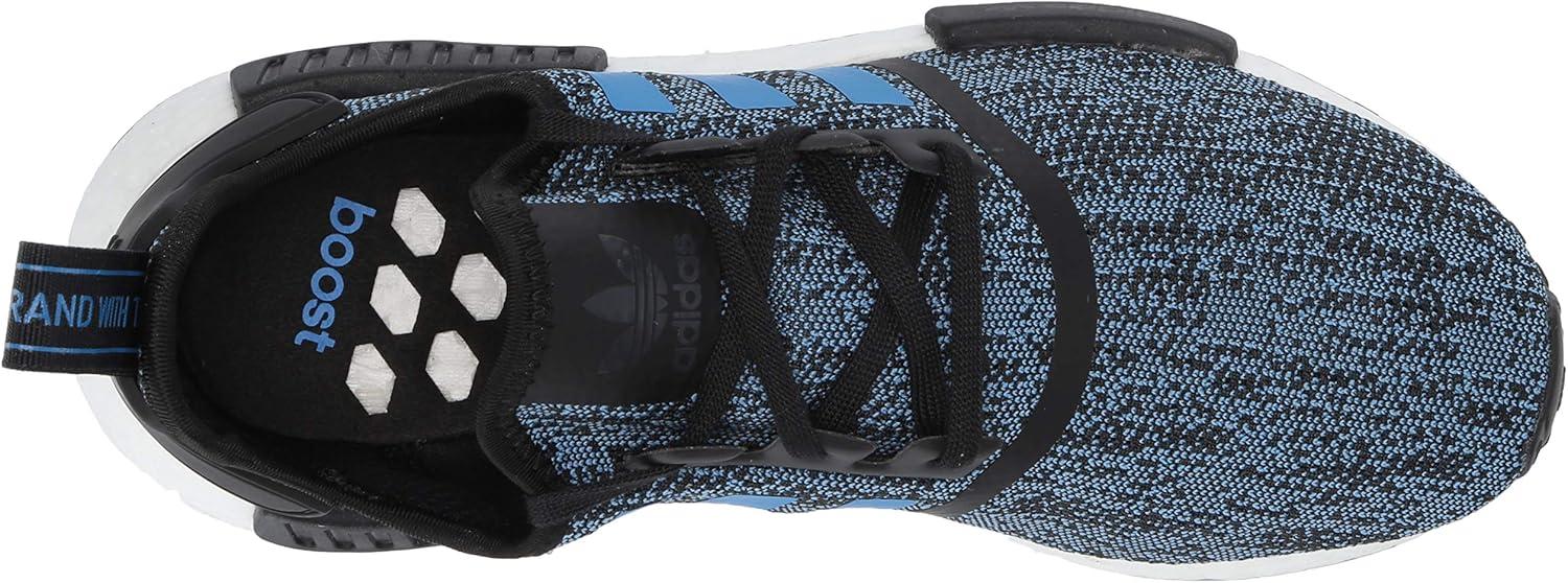 image:imageadidas Originals NMDR1s Running Shoe BlackTrue BlueUtility Black 6 US Unisex Big Kid