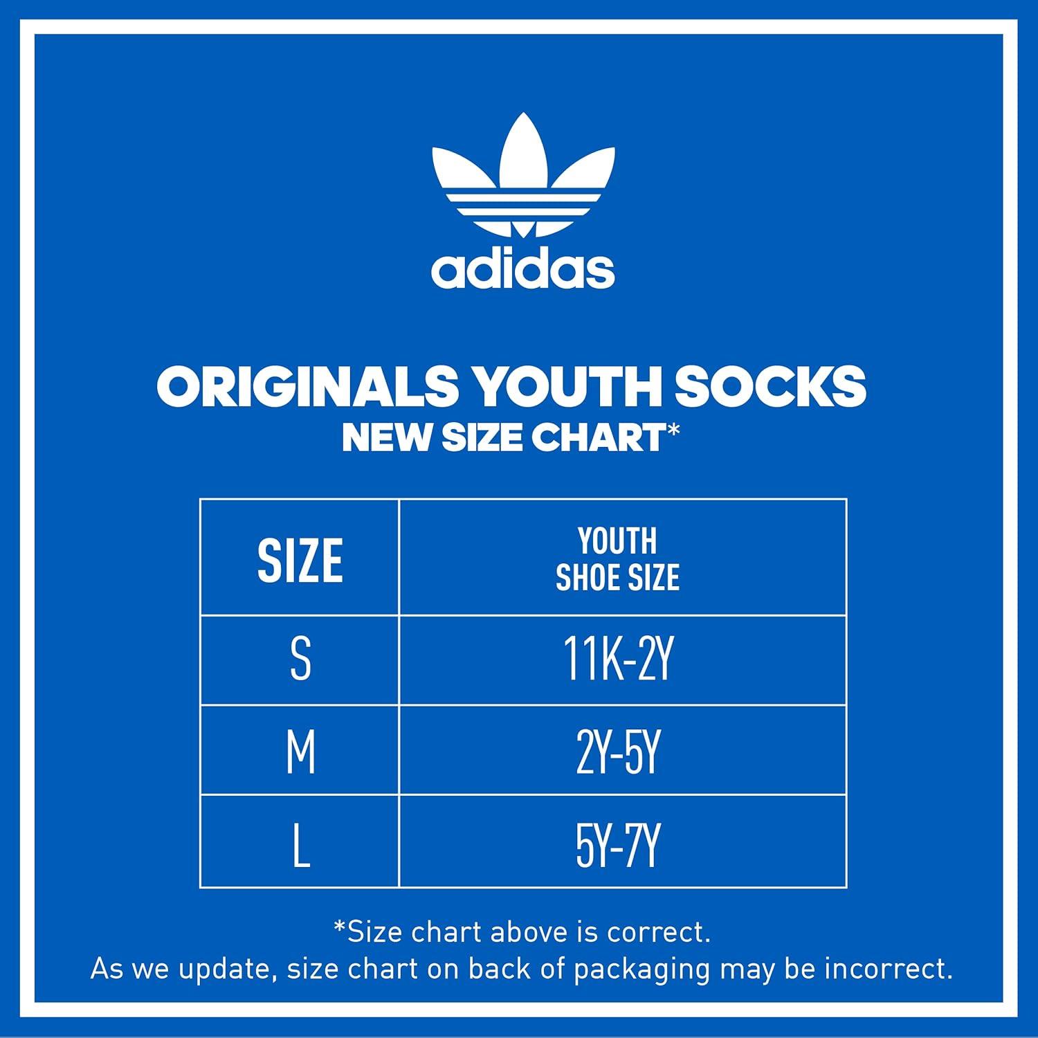 image:imageadidas Originals boys Youth Originals Roller 3pack No Show