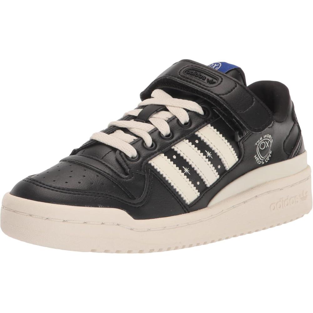 image:imageAdidas Originals Kids Forum Low SneakersBlackCream WhiteBlack