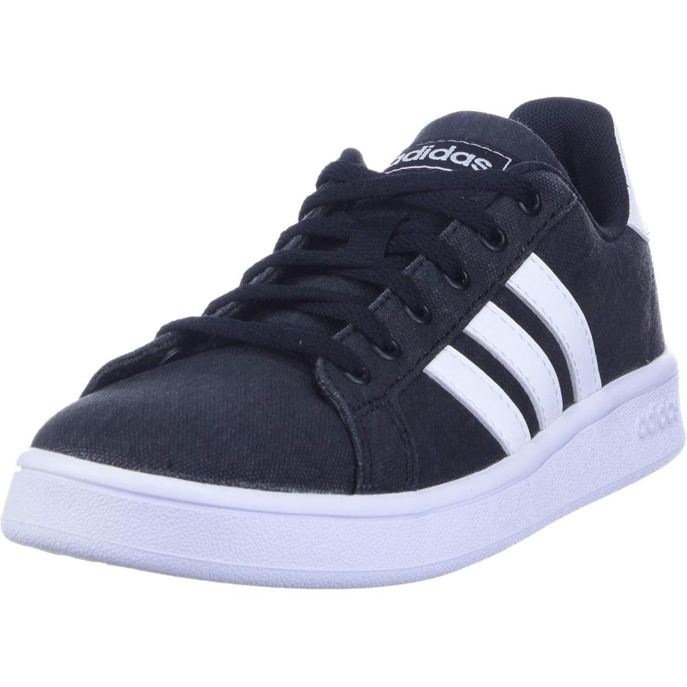 image:imageadidas Kids Grand Court SneakerBlackWhiteGrey