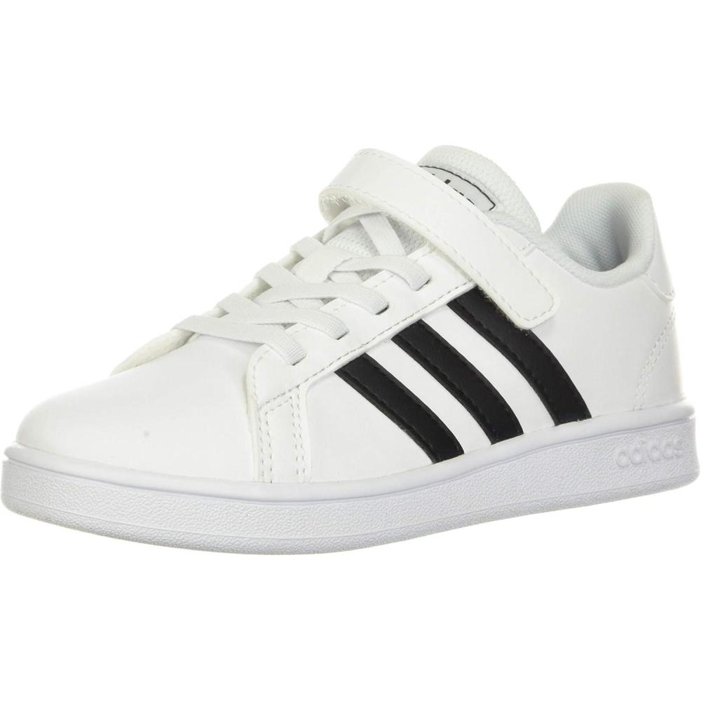image:imageadidas Kids Grand Court SneakerWhiteBlackWhite