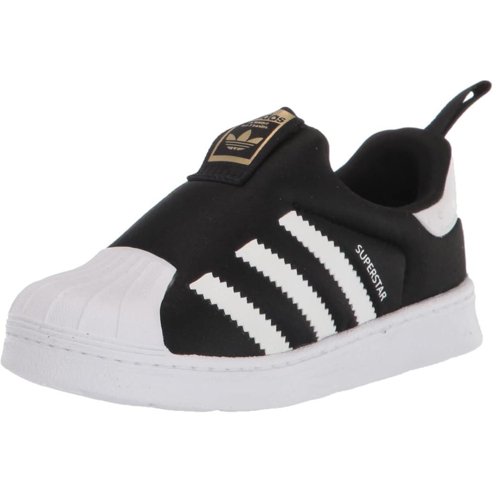 image:imageadidas Originals Kids Superstar 360 SneakersBlackWhiteGold Metallic