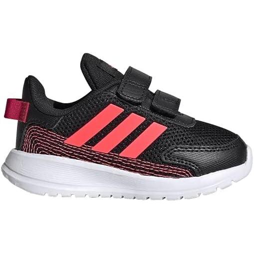 image:imageAdidas UnisexChild Tensaur RunRunning ShoeBlackSignal PinkPink