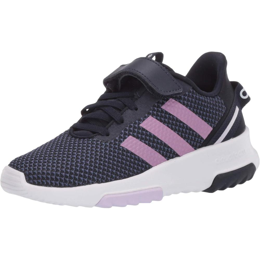image:imageAdidas UnisexChild Tensaur RunRunning ShoeInkCherry MetallicPurple Tint