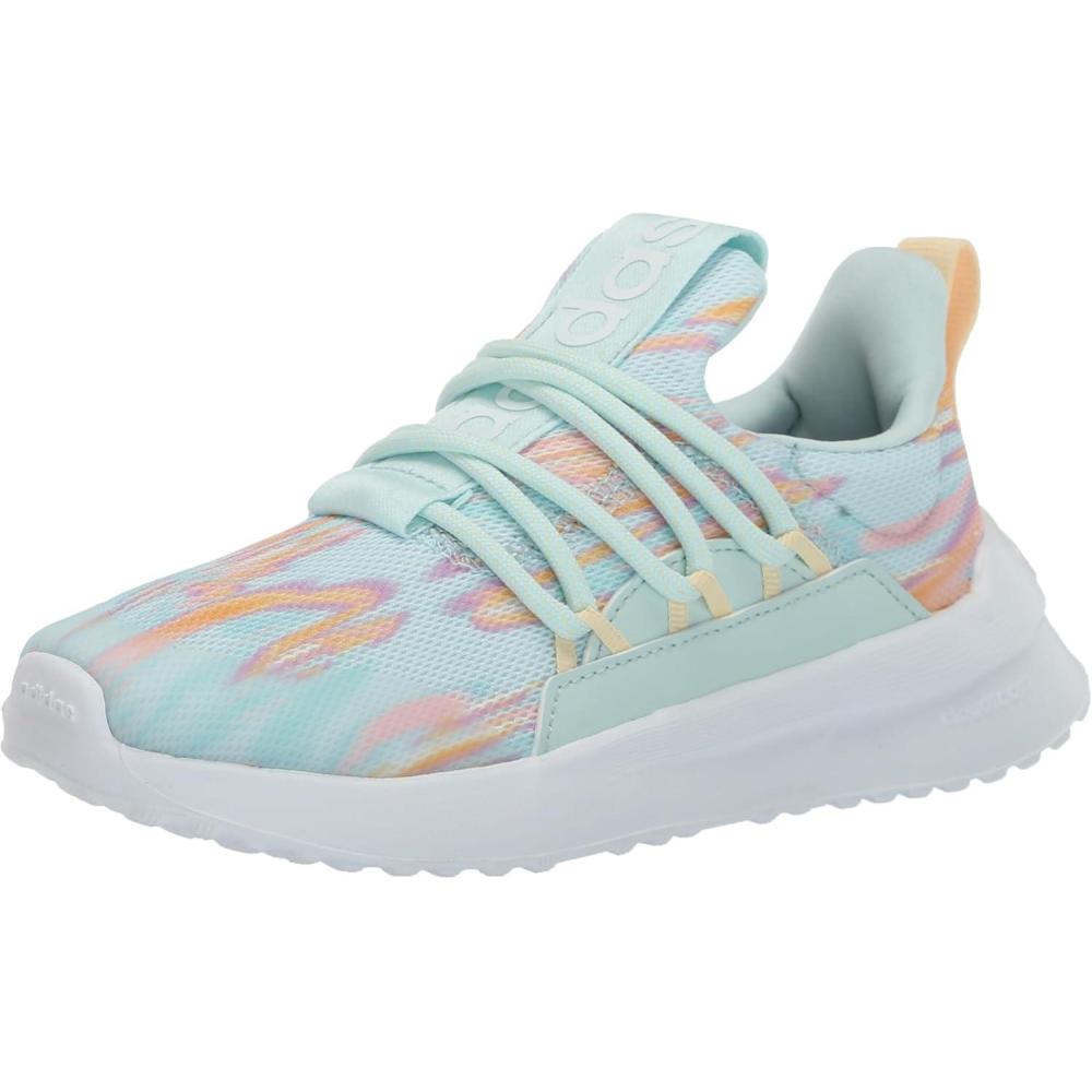 image:imageadidas Boys Lite Racer Adapt 50 Slip On SneakersHalo MintOrange TintBliss Lilac