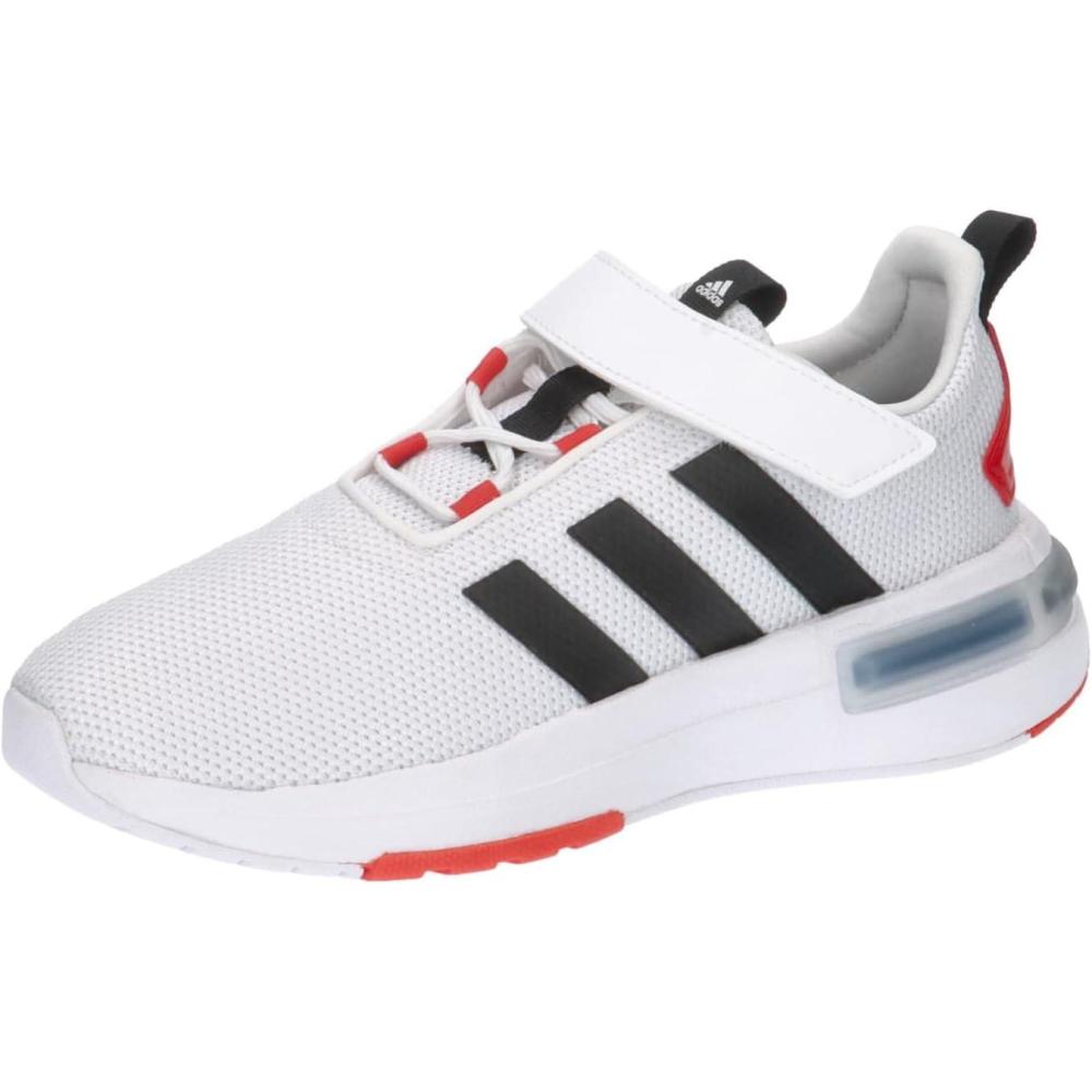 image:imageadidas UnisexChild Racer Tr23SneakerFtwr White Core Black Bright Red Strap