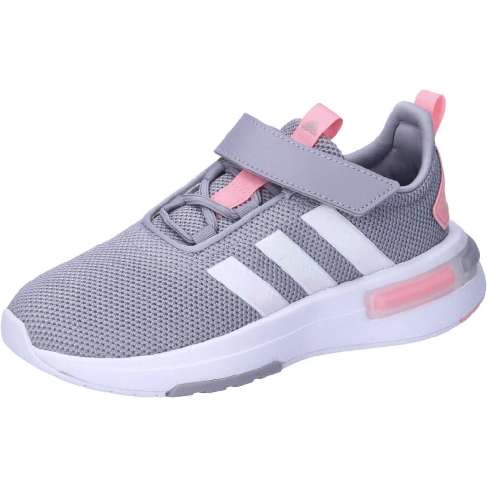 image:imageadidas UnisexChild Racer Tr23SneakerGlory GreyPink SparkCore Black