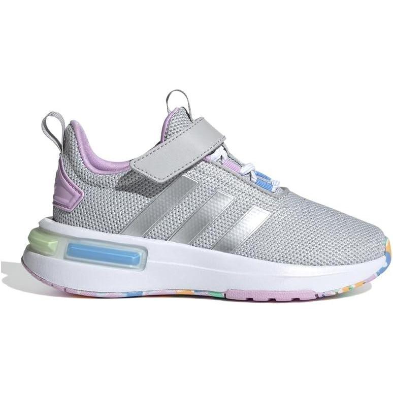 image:imageadidas UnisexChild Racer Tr23SneakerGreySilver MetallicBliss Lilac