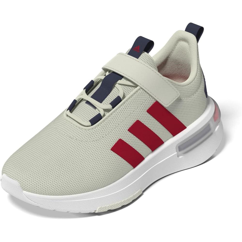 image:imageadidas UnisexChild Racer Tr23SneakerOrbit GreyBetter ScarletShadow Navy