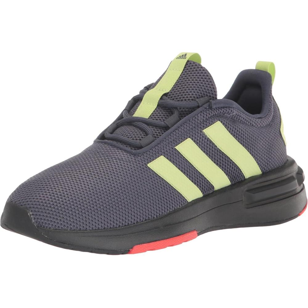 image:imageadidas UnisexChild Racer Tr23SneakerShadow NavyPulse LimeCore Black
