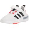 White/Black/Bright Red