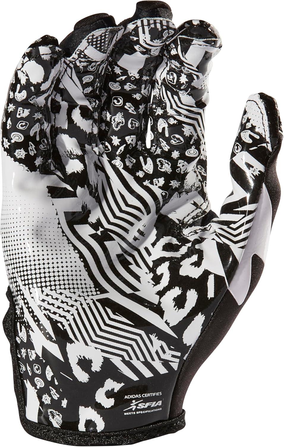 image:imageAdidas Adizero 13 Football Receiver GlovesBlackWhite V2