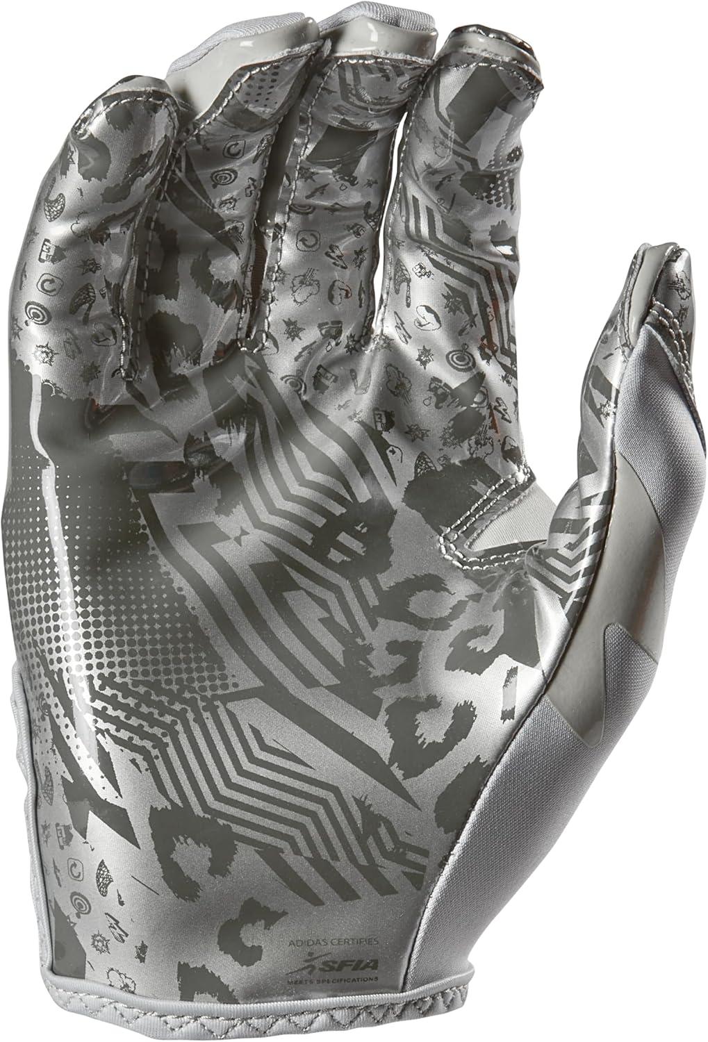 image:imageAdidas Adizero 13 Football Receiver GlovesGraySilver