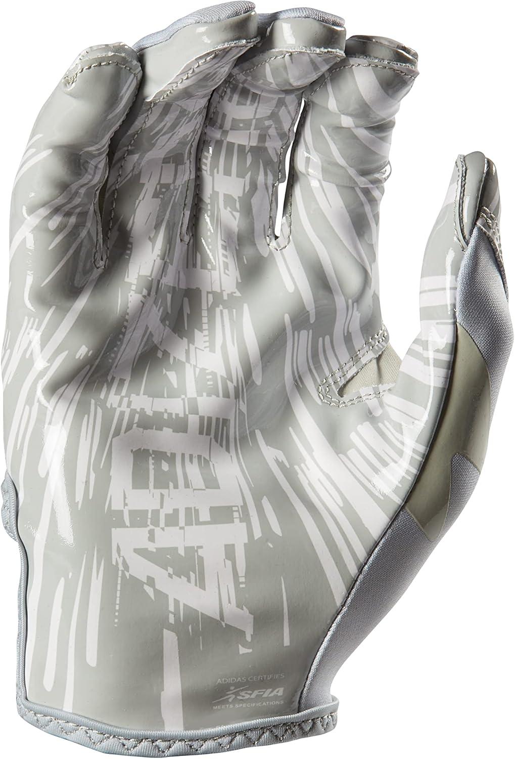 image:imageAdidas Adizero 13 Football Receiver GlovesGrayWhite