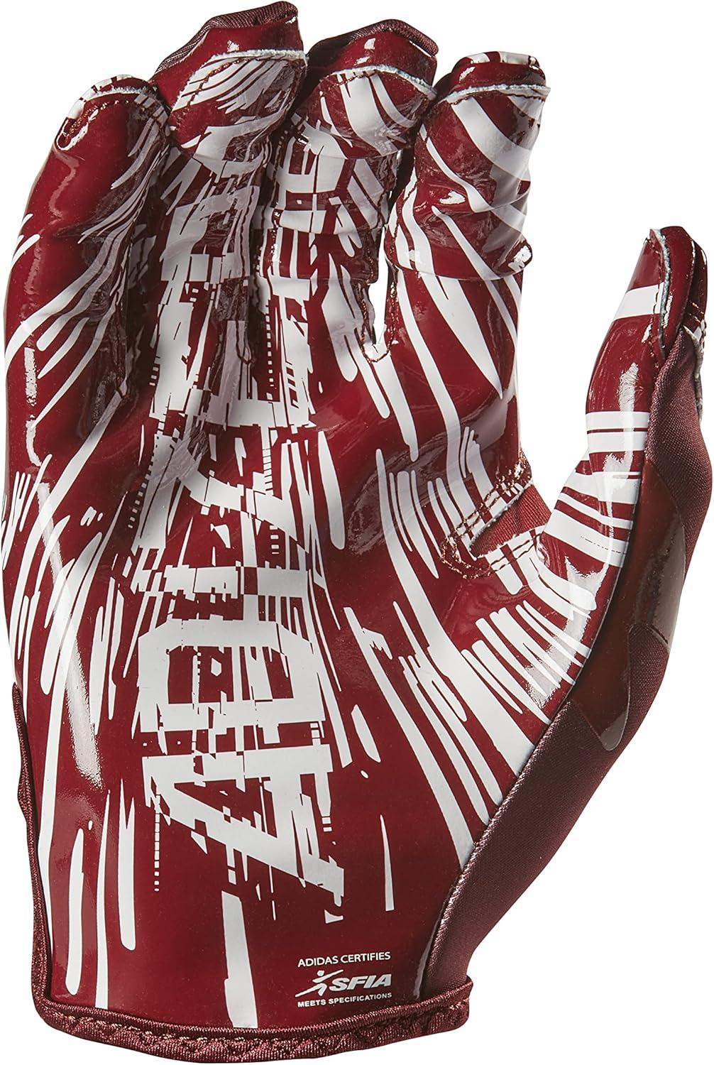 image:imageAdidas Adizero 13 Football Receiver GlovesMaroonWhite