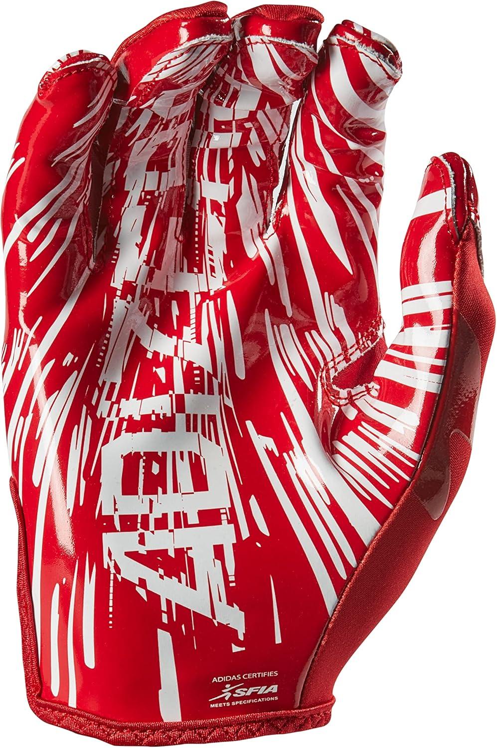 image:imageAdidas Adizero 13 Football Receiver GlovesRedWhite