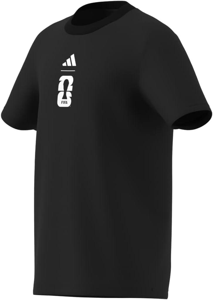 image:imageAdidas Boys FIFA World Cup 26 Match Ball Graphic TShirtBlack