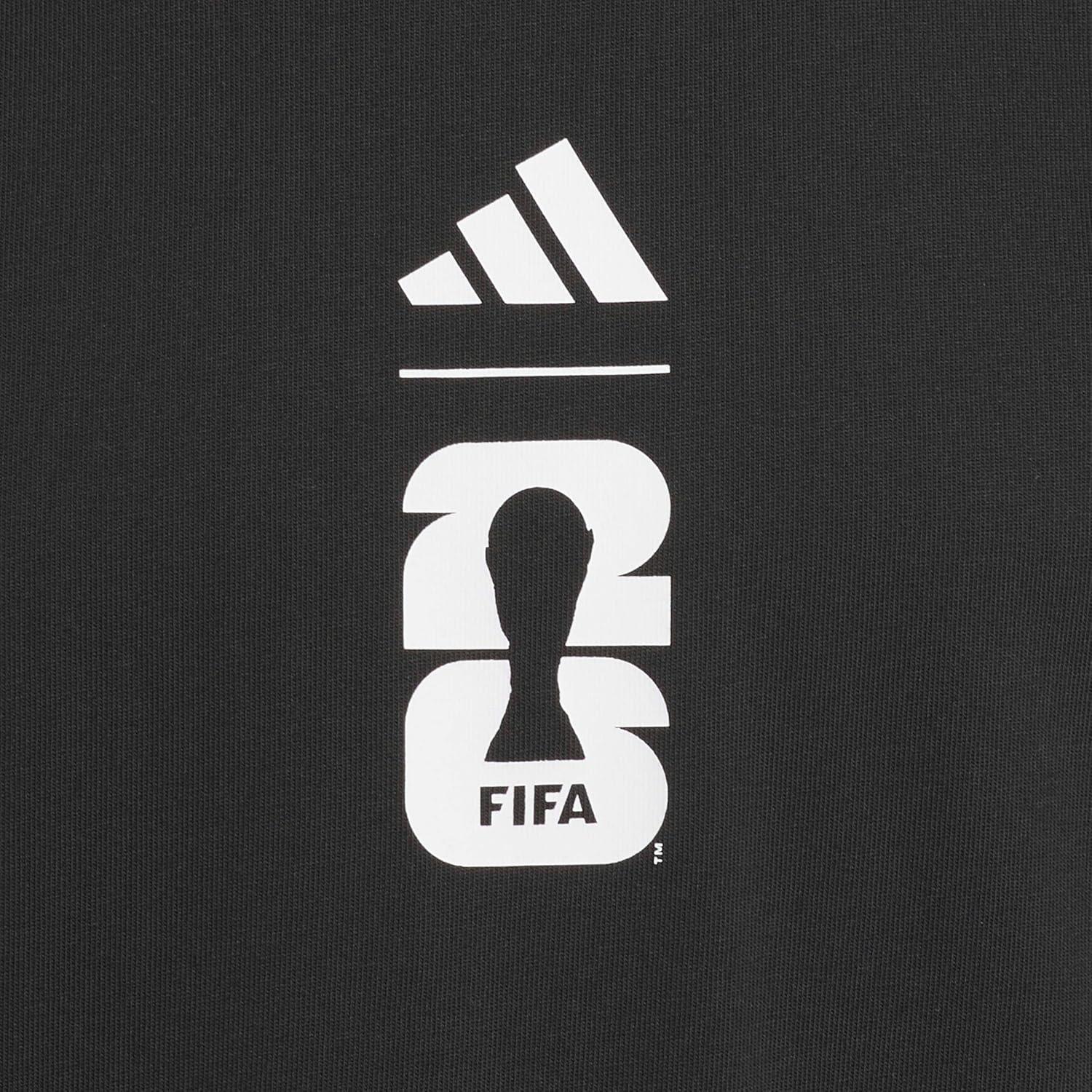 image:imageAdidas Boys FIFA World Cup 26 Match Ball Graphic TShirtBlack