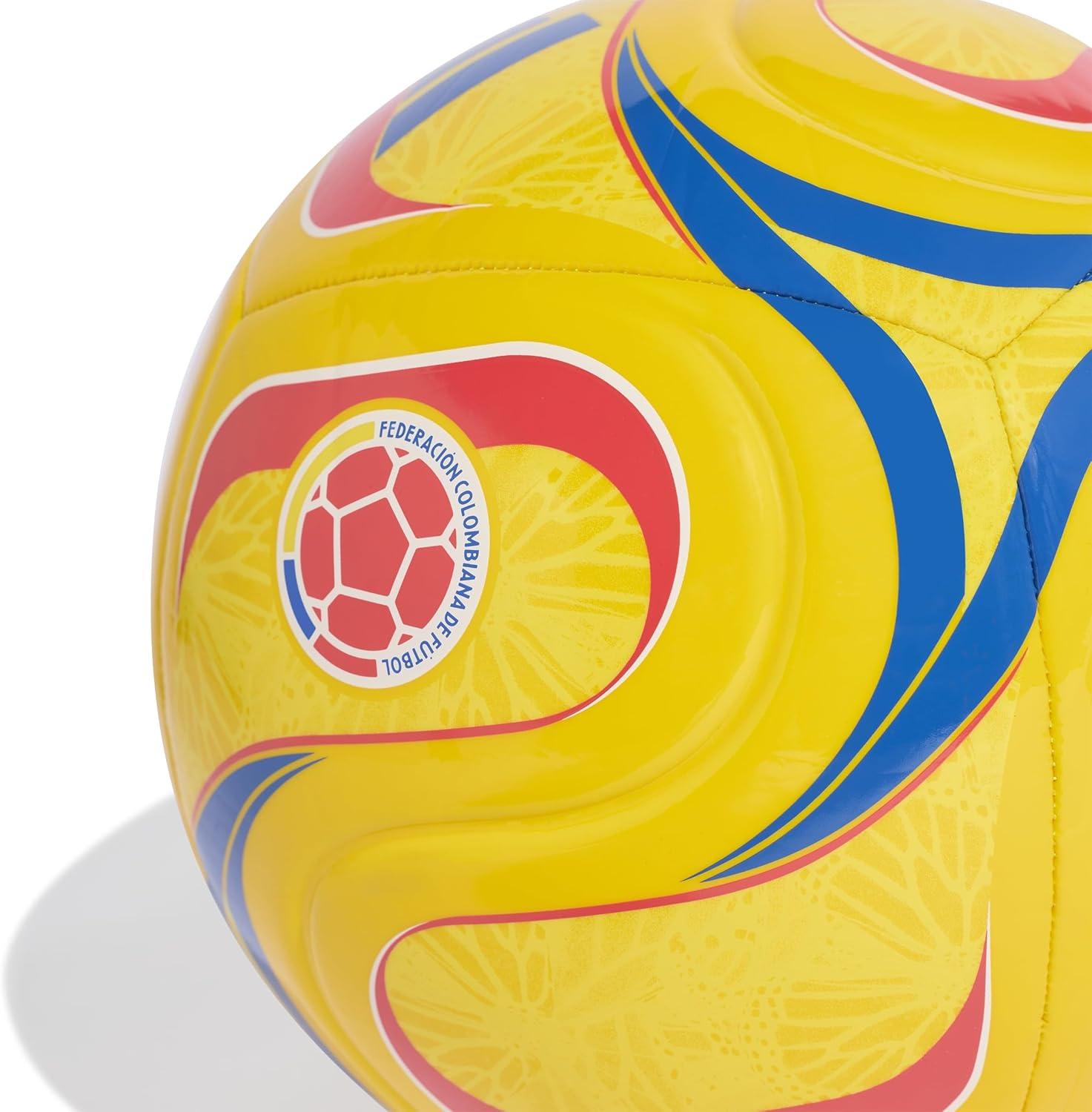 image:imageAdidas FIFA World Cup 26 Trionda Soccer BallEqt YellowSemi Lucid RedGlory BlueColombia