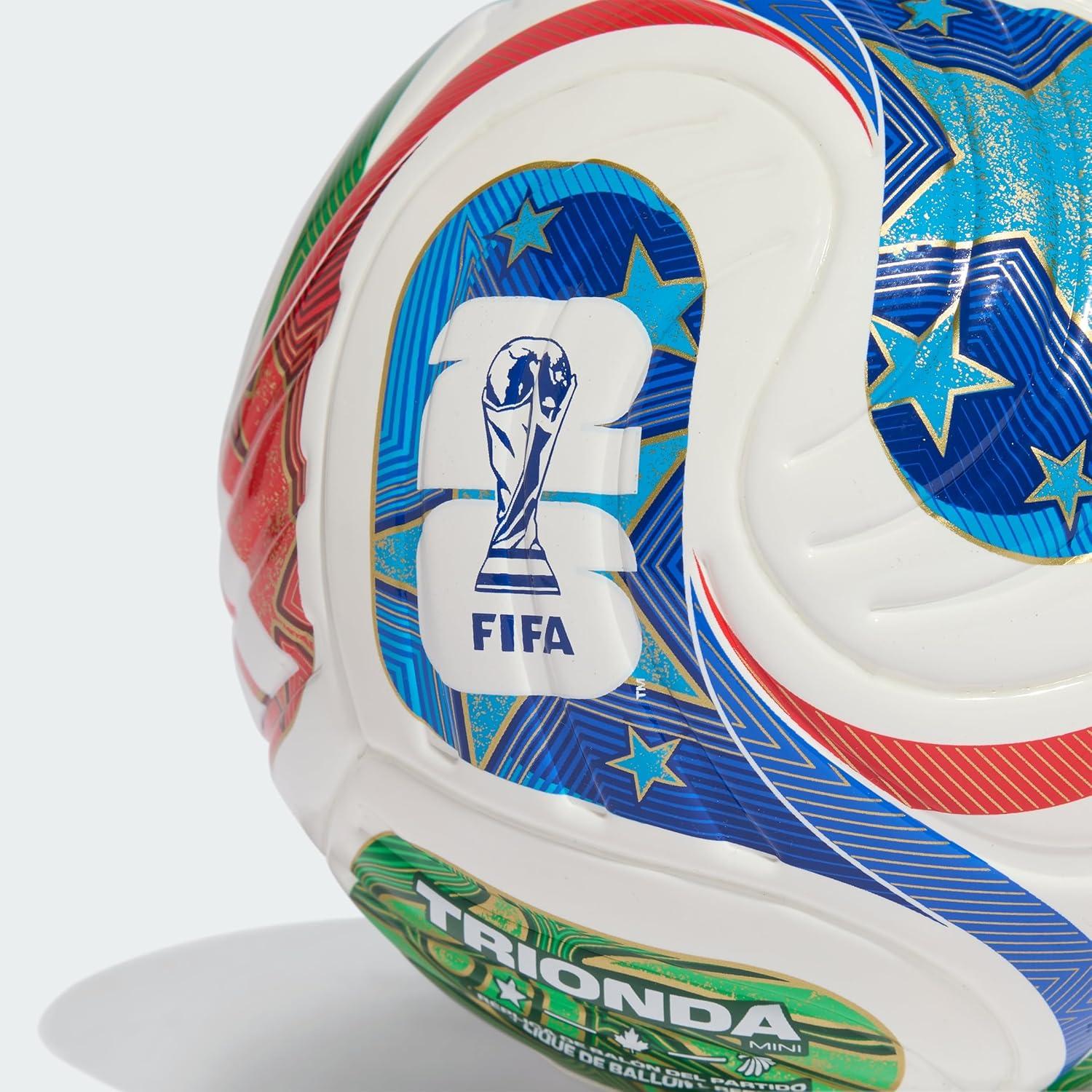 image:imageAdidas Mini Trionda 2026 World Cup Unisex Football White 1