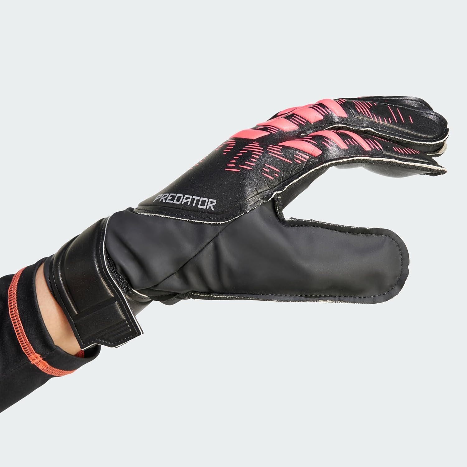 image:imageAdidas Predator Training Goalie Soccer GlovesBlackBlackLucid Red