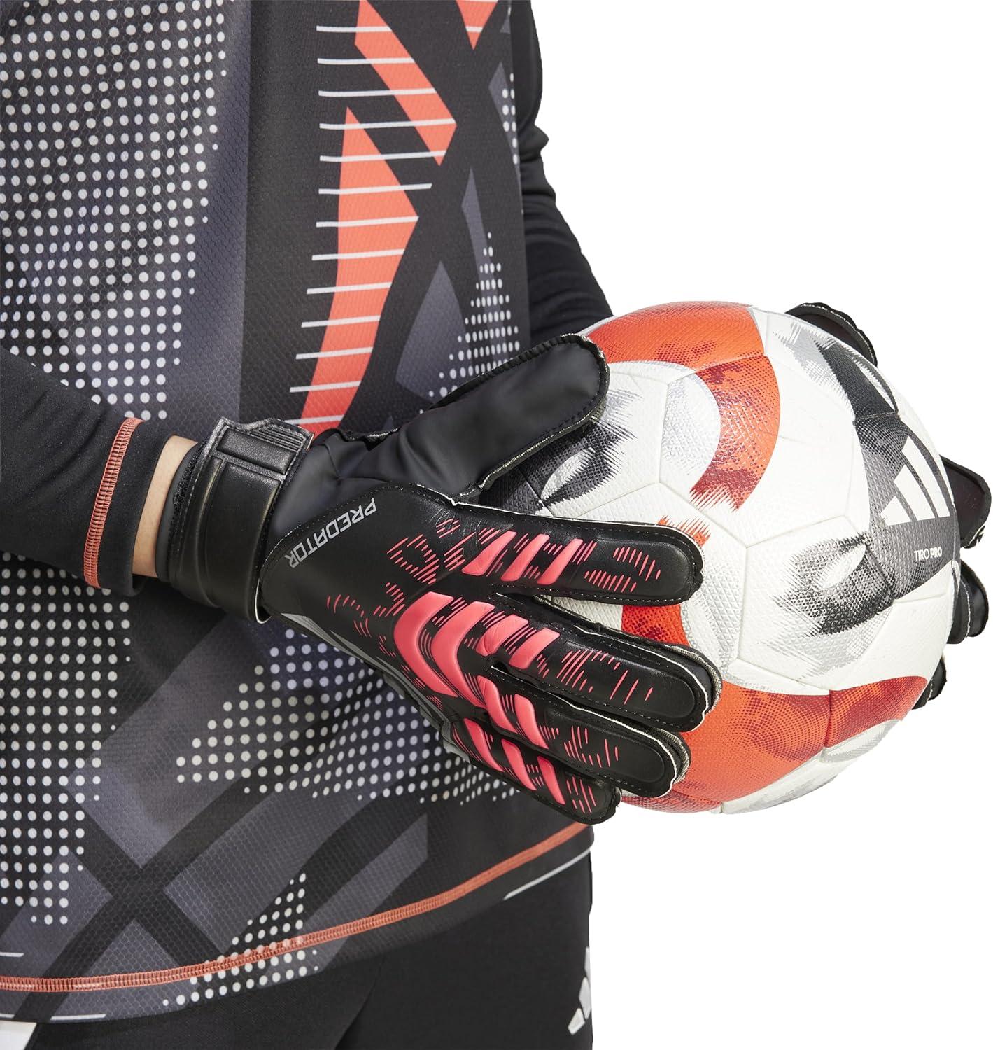 image:imageAdidas Predator Training Goalie Soccer GlovesBlackBlackLucid Red